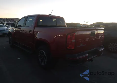 2021 Chevrolet Colorado 2Wd Short Box Z71 from USA, damaged, VIN 1GCGSDEN4M1232928